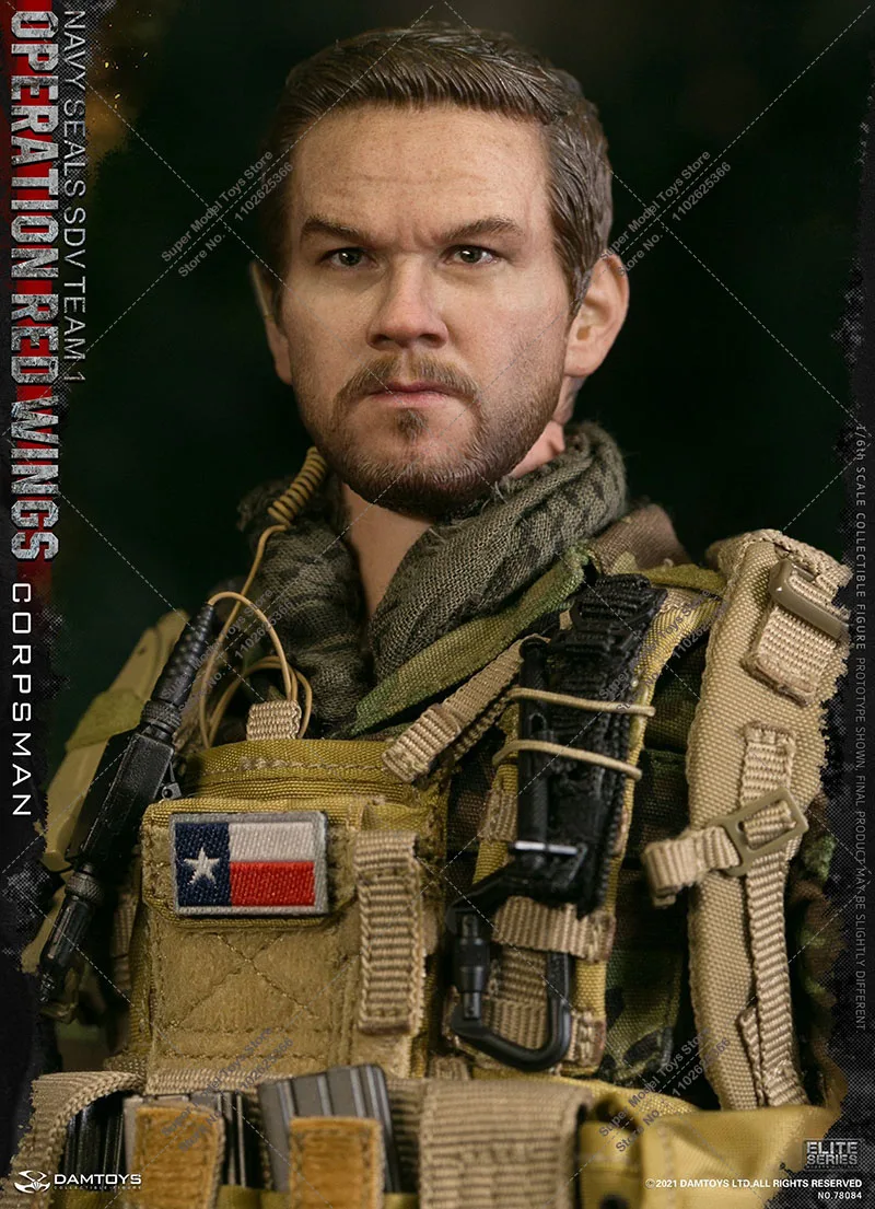 Коллекционная экшн-фигурка DAMTOYS масштаб 78084 1/6 управление красные крылья морские
