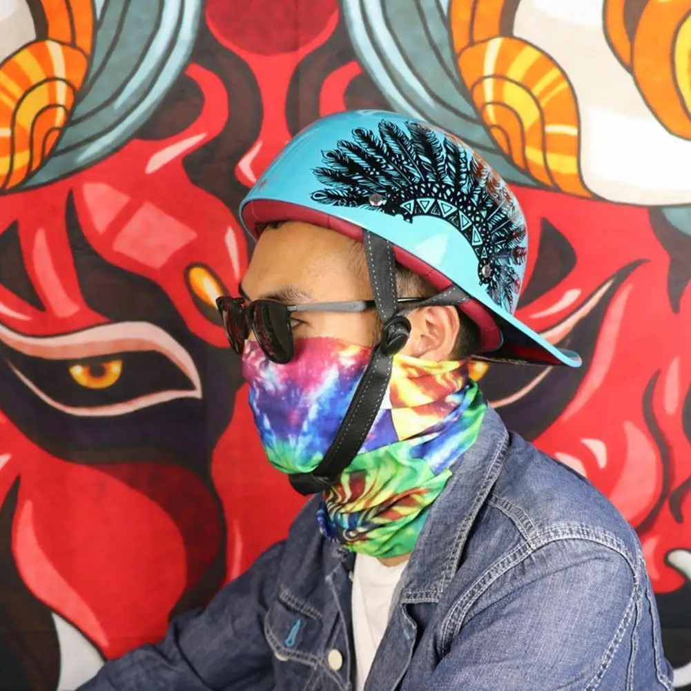 

Matter Vintage Men Women Retro Riding Retro Duck Helmet Scooter Dot Helmet Motorbike Approved Half Racing Gear B B0h2