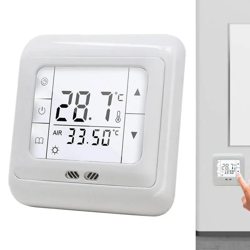 

Thermostat Programmable Room Thermostat For Floor Heating Programmable Temperature Controller LCD Touch Screen Temperature
