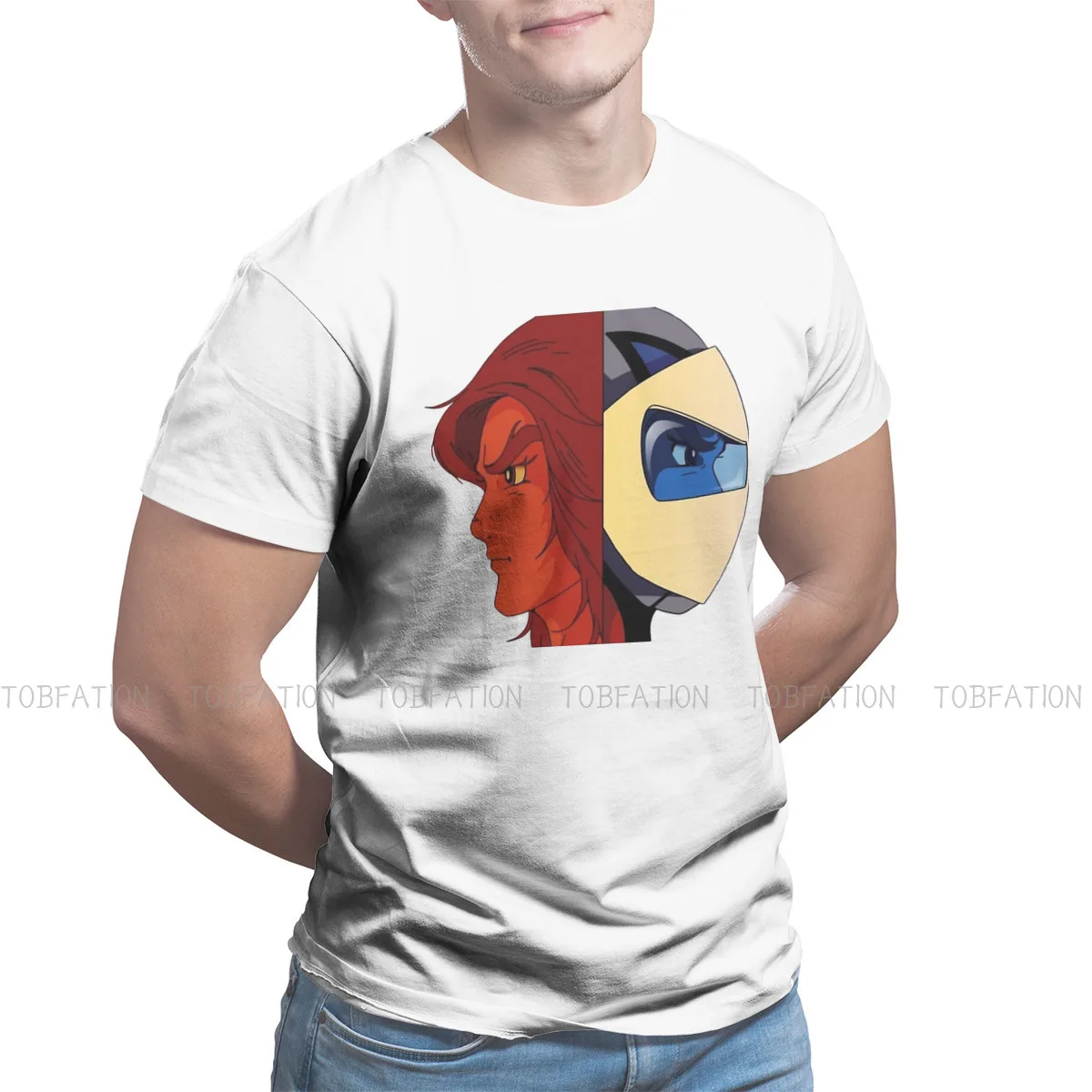 UFO Robot Grendizer Force Five Anime Crewneck TShirts Actarus Goldrake Personalize Homme T Shirt New Trend Tops 6XL