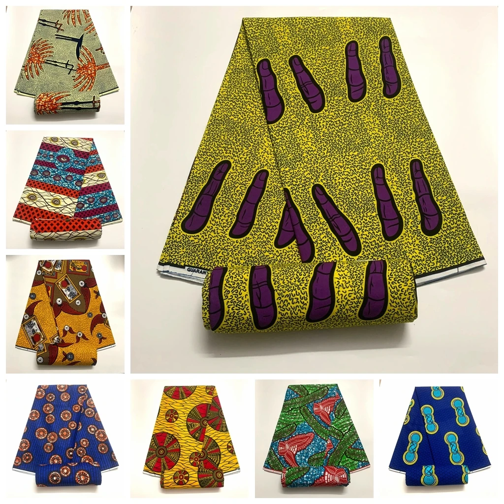 

hot Newest veritable wax guaranteed real wax high quality original pagne wax african ankara sewing fabric for wedding dress