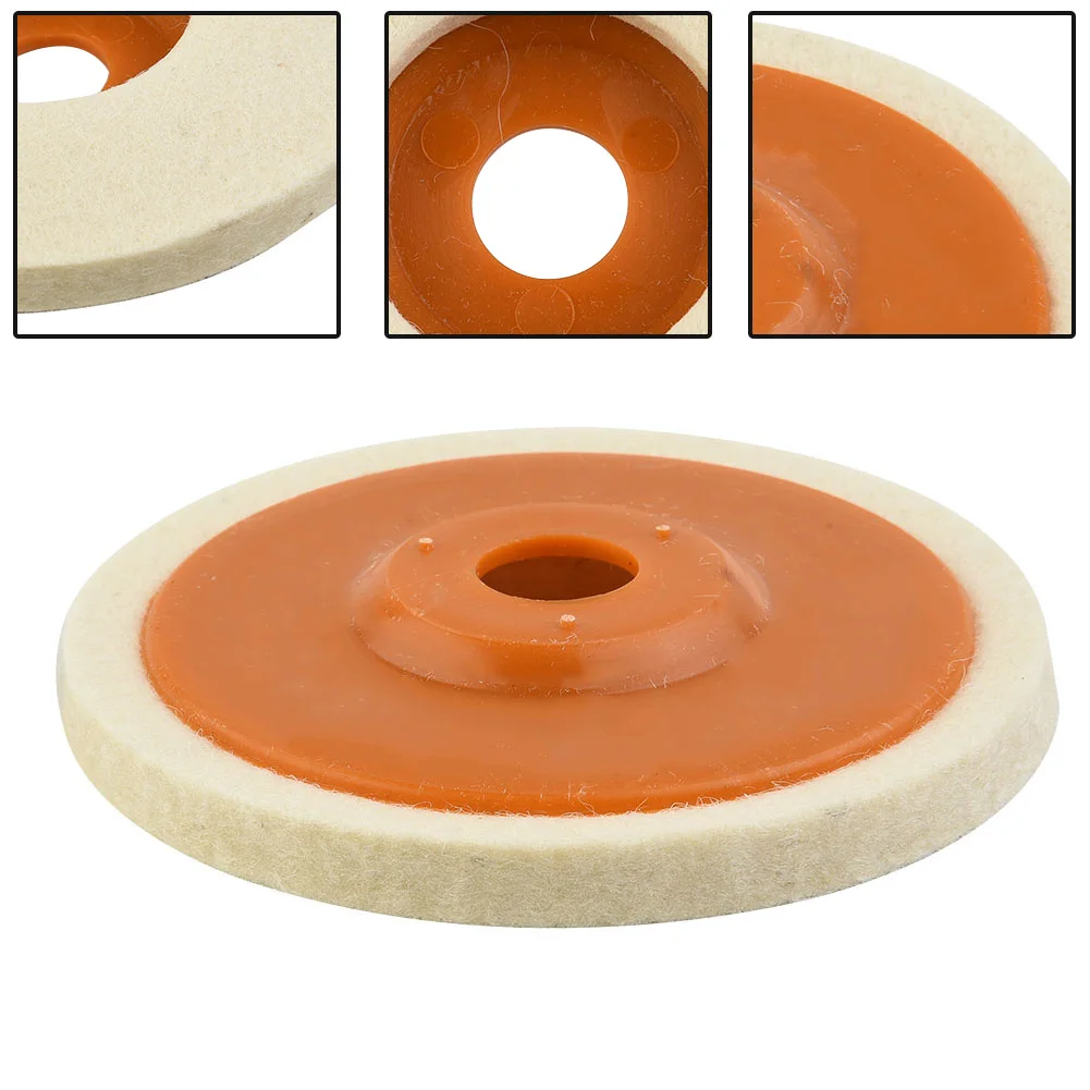 

Wool Polishing Wheel Buffing Grinding Polishing Disc Pad Wheel White Wool Wool Polishing Yellow 100mm 4Inch Hot Sale