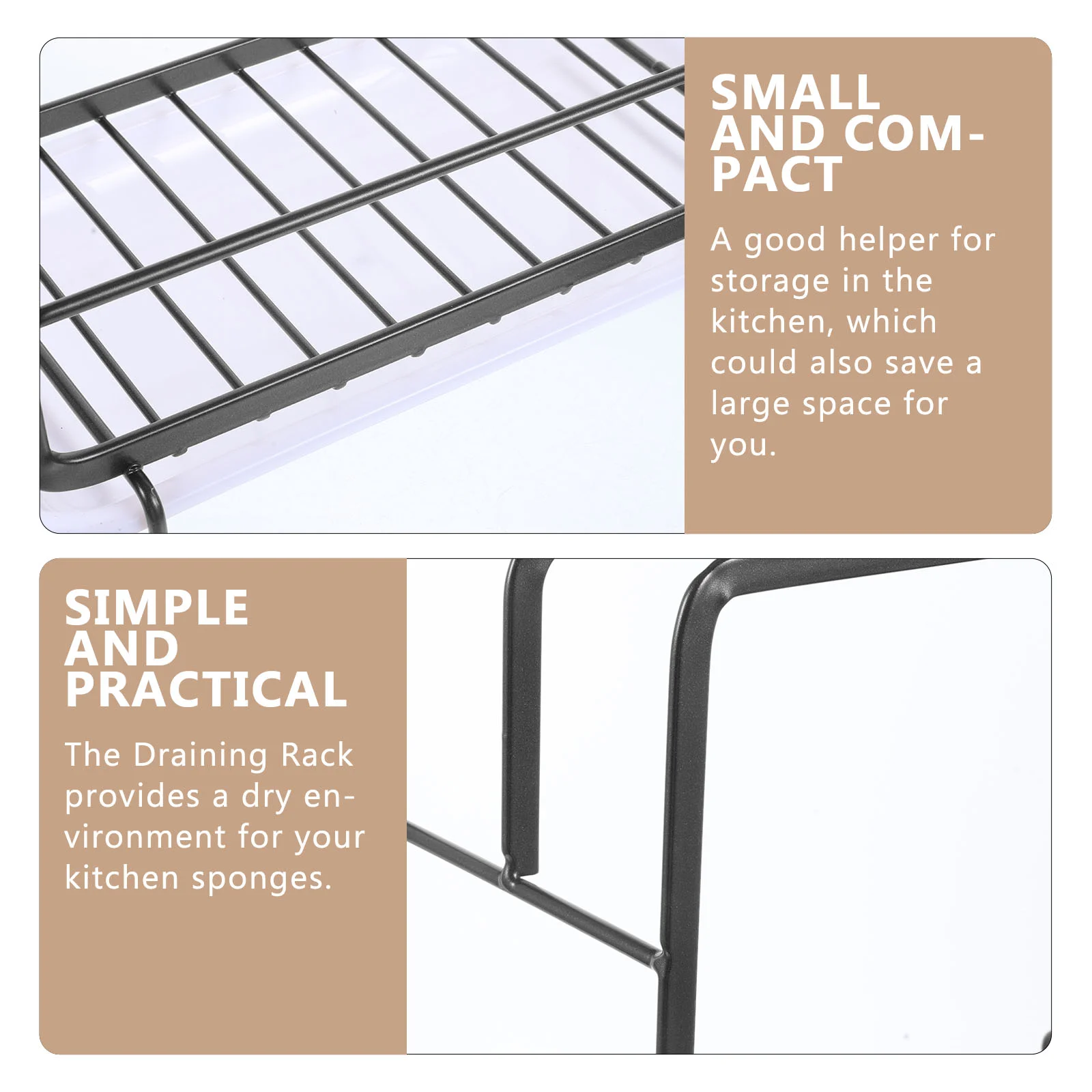 Губки кухонная сушилка вешалка для посуды держатель мытья золотая раковина