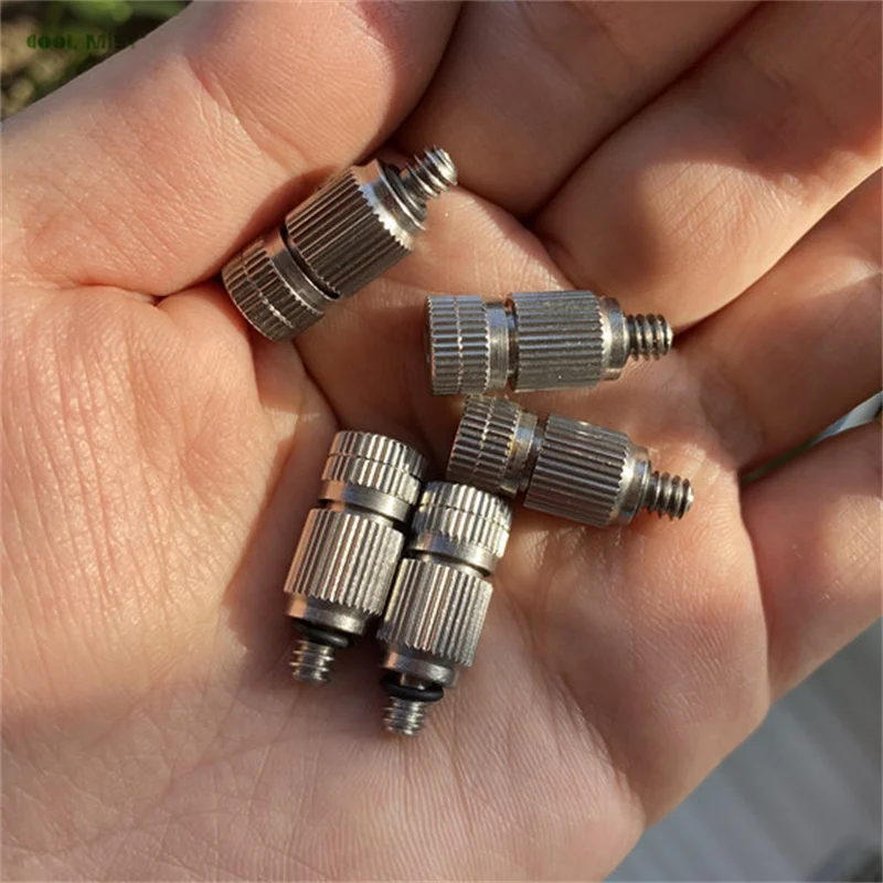 S421 Thread 3/16 High Pressure Misting Nozzles Mist Fog Garden Sprinklers Humidification Disinfection Landscaping Water Sprayers