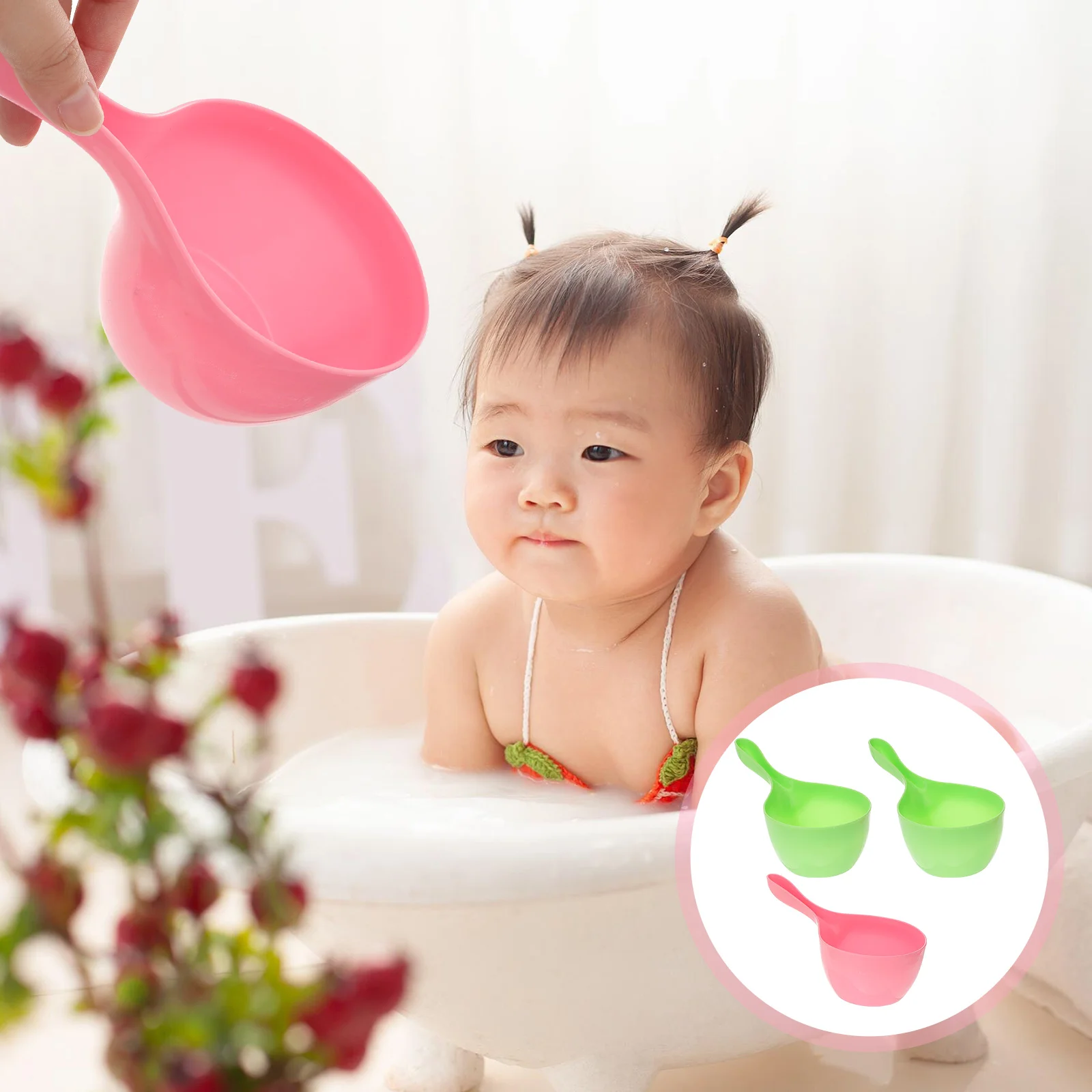 

Стакан для воды, ковш для мытья волос, ложка для ванны, шампуня, Детская кухонная ополаскивающая ложка, японский дождь, большой ковш для мыть...