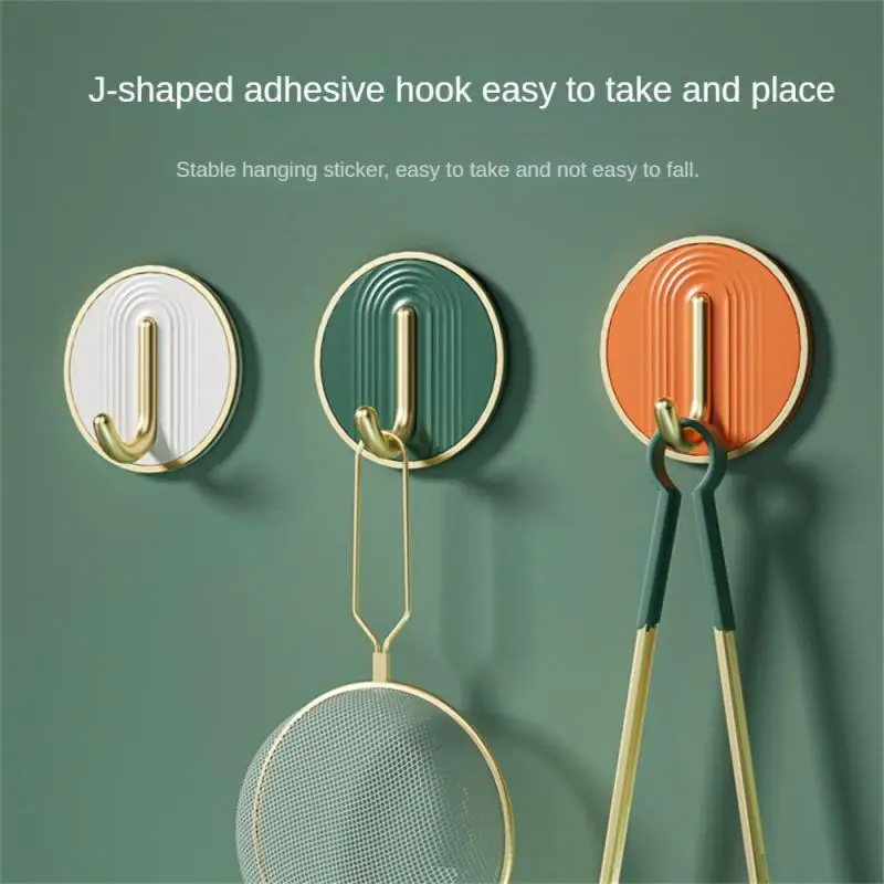 

Hook Good Load-bearing Performance Strong Load-bearing Gold-plated Hook A Variety Of Colors Durable Door Hook Healthy Material