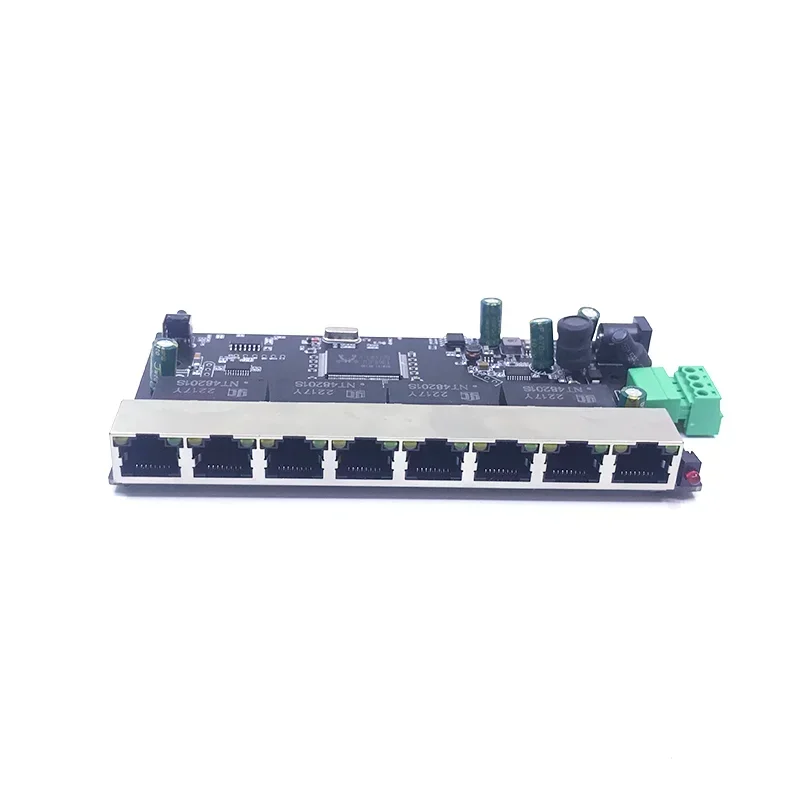 8-портовый 10/100/1000M POE 48V(400W-600W) Управляемый коммутатор 802.3BT/ class8