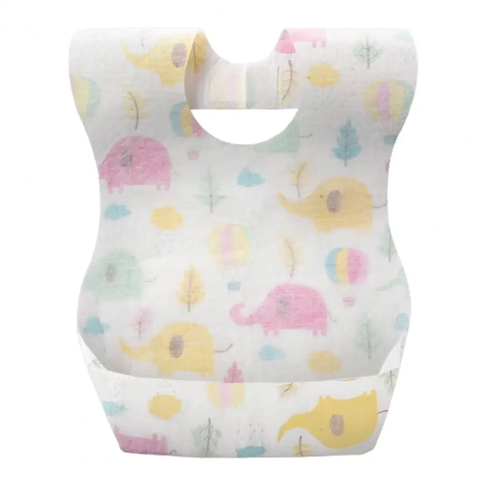 

10Pcs Attractive Toddler Eating Saliva Disposable Bibs Disposable Infant Bibs One-time Dirt Resistant