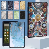 tablet case for fire hd 10 plus5th7th9th11thhd 8 plus6th7th8th10thfire 7 5th7th9th marble print anti drop hard shell
