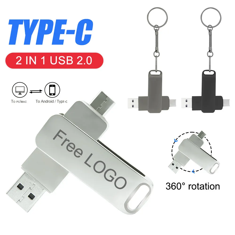 

Mini metal USB flash drive 16GB 32GB Personalise Pen Drive 64GB 128G USB Memory Stick U disk gift Custom logo