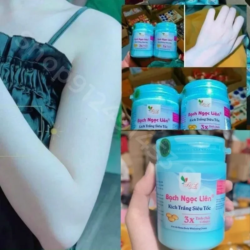 Kích Siêu 3X Bạch Ngọc Xanh Kem Body Bach Ngoc Trắng ọc Chính 200g