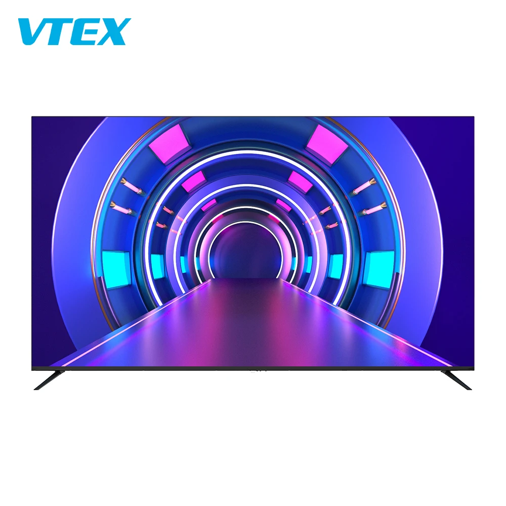 Фото Безрамочный 4K Smart LED LCD телевизор новейшего дизайна, 55, 65, 75 дюймов, широкоэкранный UHD телевизор для отелей №3