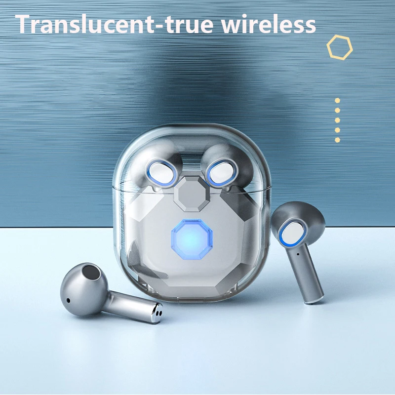 

Wireless XT-3 Bluetooth headset, gaming headset, touch, waterproof, noise reduction, electric shock, transparent headset