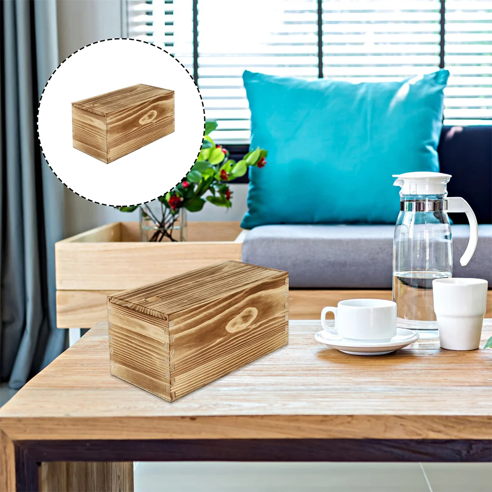 

2pcs Wooden Sliding Boxes Gift Packaging Boxes Wooden Gift Cases Gift Containers for Shop Festival Home