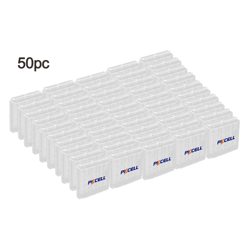 

50PC PKCELL AAA/AA Battery box Holder Case Plastic Portable Box For AA AAA Rechargeable / Primary Battery