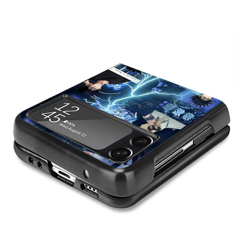 Жесткие чехлы для телефонов Samsung Z Flip 6 5 4 3 Galaxy Flip6 Flip5 Flip4 Flip3 Fushiguro Megumi juютсу Kaisen PC