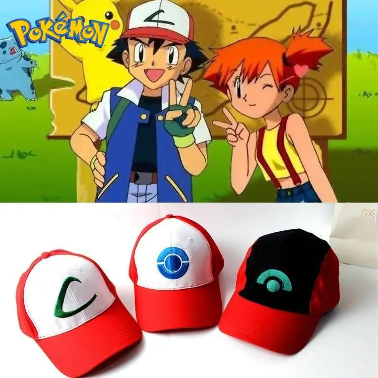 

Parent-Child Hat Baoke Nights into Dreams Trainer Hat Pet Elf Pokémon Cos Hat Sun-Poof Peaked Cap Cosplay Casual Hat peripheral