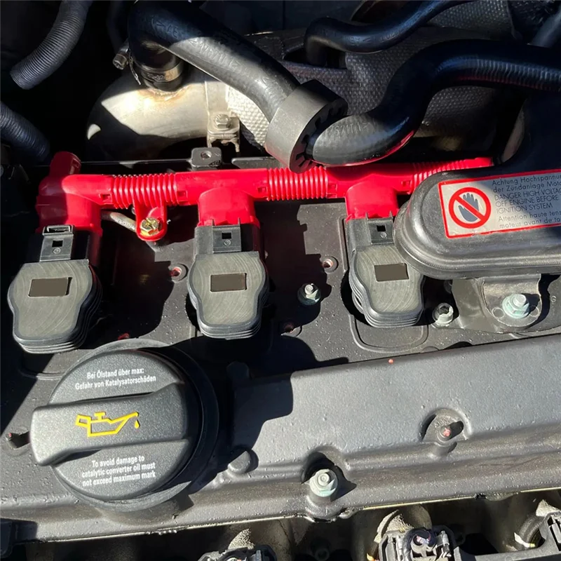 06F971824C Жгут проводов катушки зажигания для A1/A3/A4/A6/TT, разъем проводки катушки зажигания, красный