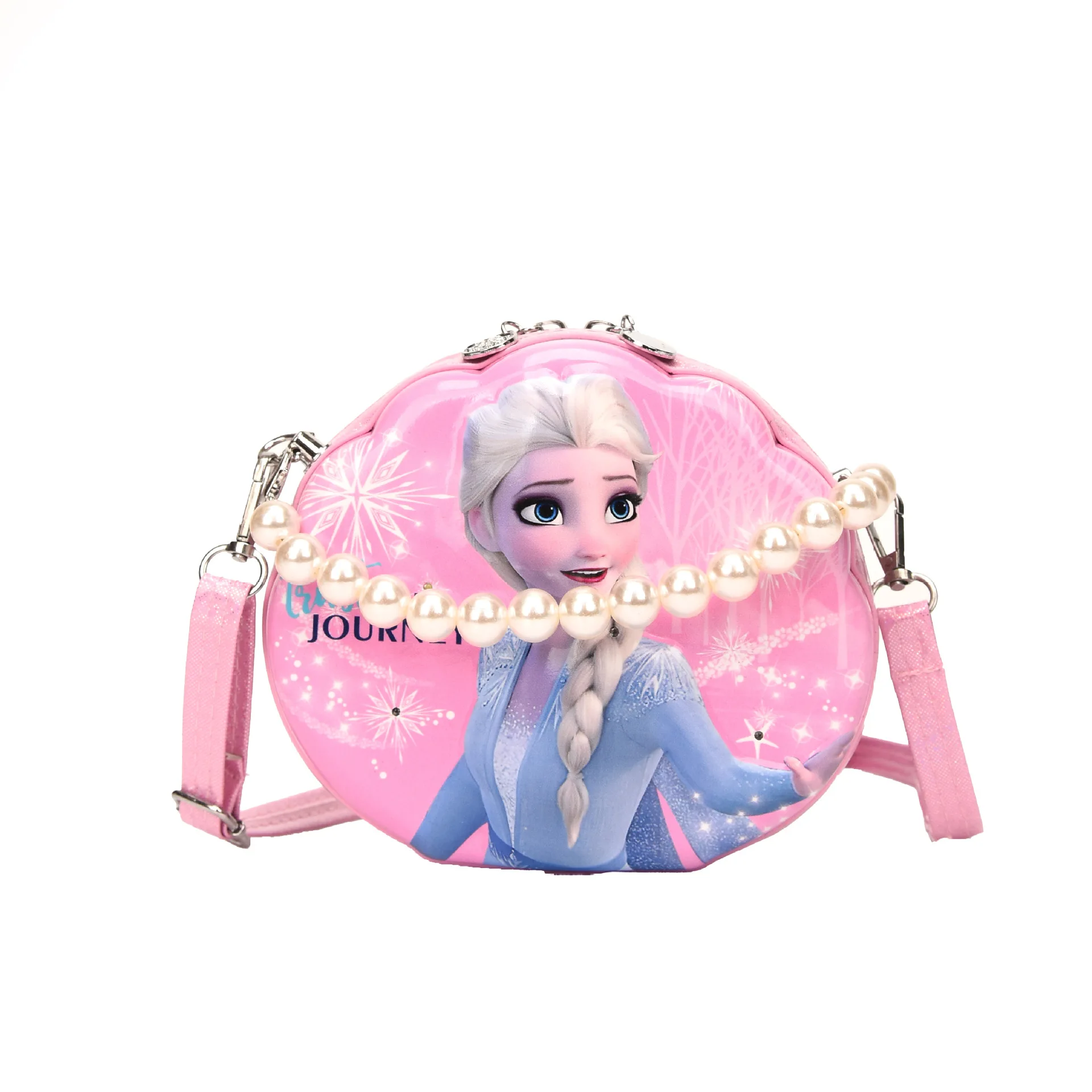 

2023 Disney Frozen 2 Elsa Anna Princess Children's Toys Shoulder Bag Girl Sofia Princess Baby Handbag Kid Fashion Shopping Gift