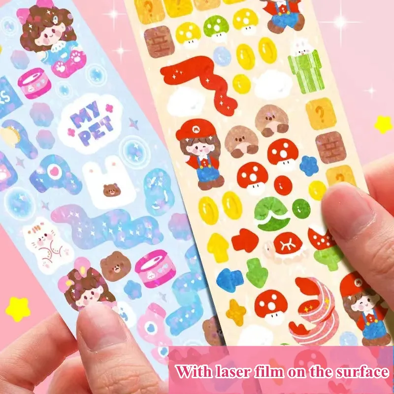 12 шт./комплект декоративные наклейки для телефона