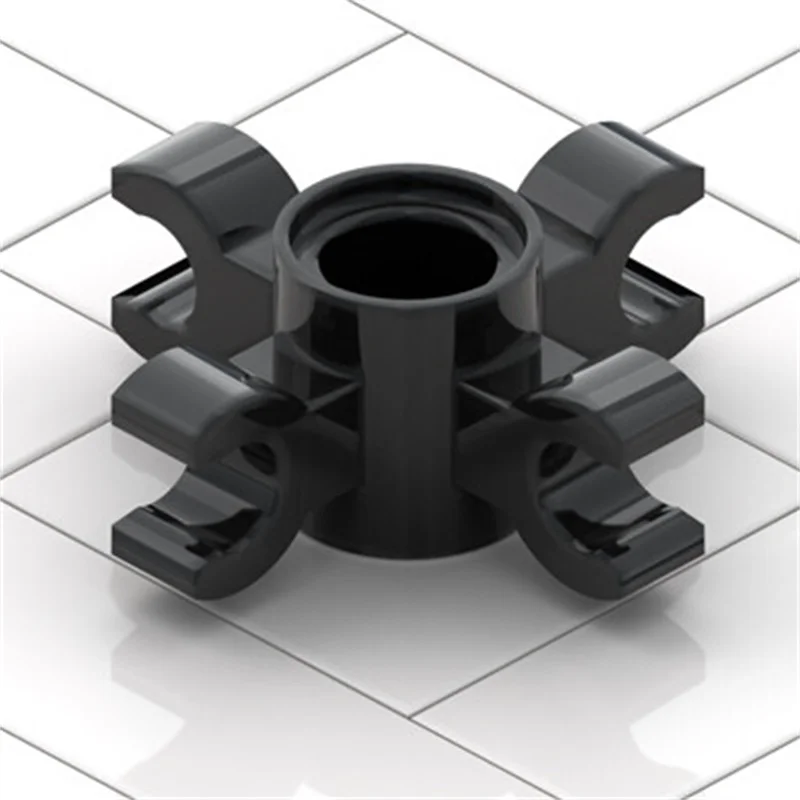 

Rainbow Pig MOC Parts 90202 49756 High-Tech Pin Connector Round with 4 Clips Compatible Bricks DIY Building Blocks Particle Toys