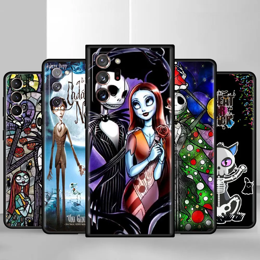 Phone Case For Samsung Galaxy S22 Ultra S21 S10 S9 S8 Plus S20 FE Note 20 10 9 Soft Cover Shell Funda Disney Corpse Bride Emily