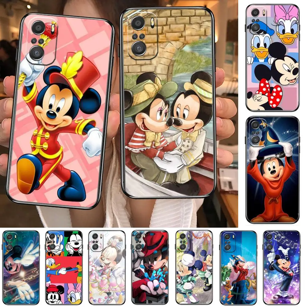 

disney For Xiaomi Redmi Note 10S 10 9T 9S 9 8T 8 7S 7 6 5A 5 Pro Max Soft Black Phone Case