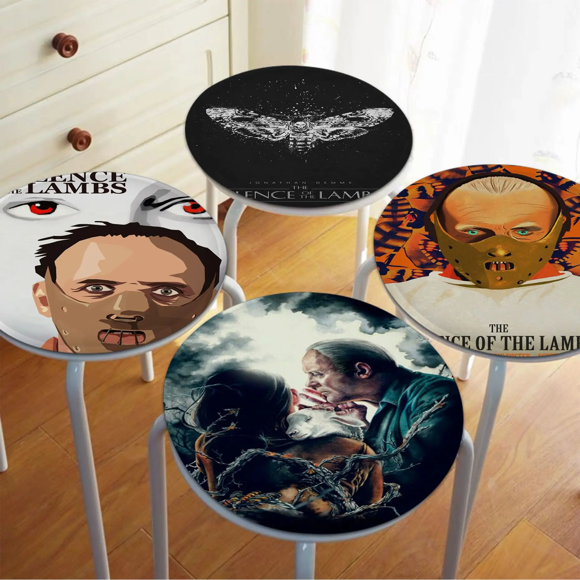

The Silence Of The Lamb Creative Seat Pad Household Cushion Soft Plush Chair Mat Winter Office Bar Seat Mat