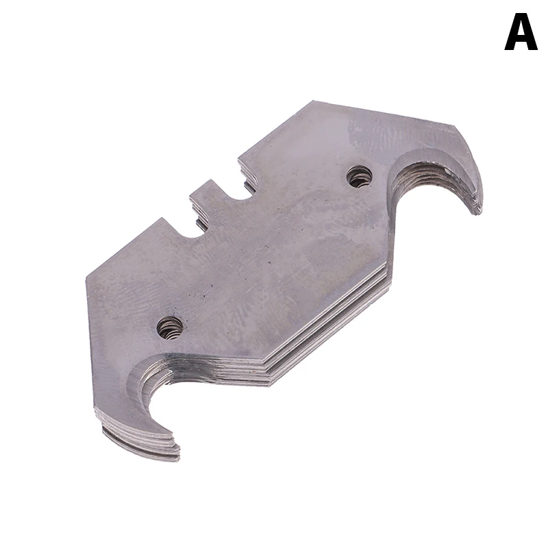 

10 шт. крюк нож Лезвие Дельфин акриловая доска ПВХ пластиковый пол строительный инструмент режущий Рог ковер сталь