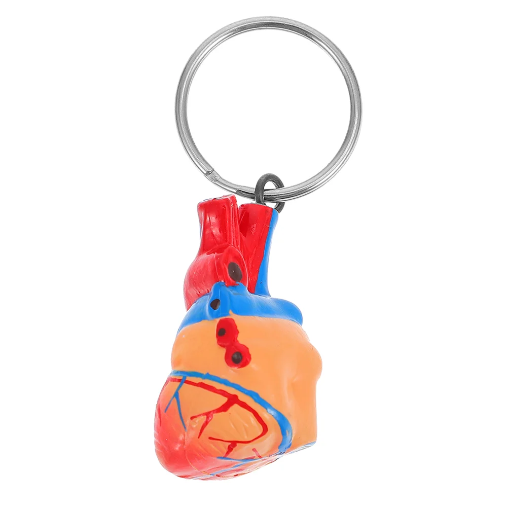 

Heart Modeling Key Pendant Human Heart Key Ring Backpack Hanging Decoration