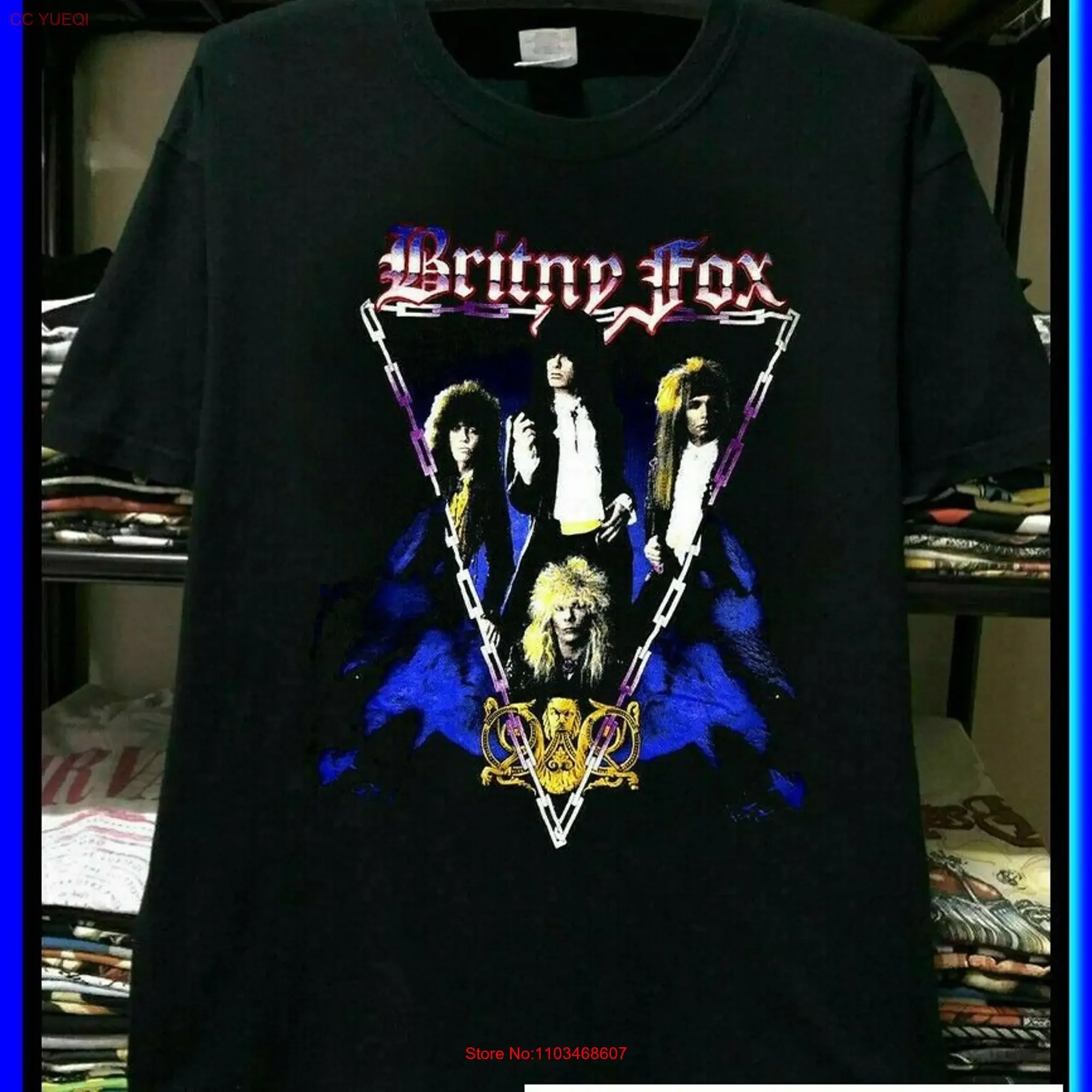 Футболка с длинным или коротким рукавом VTG 88 Britny Fox