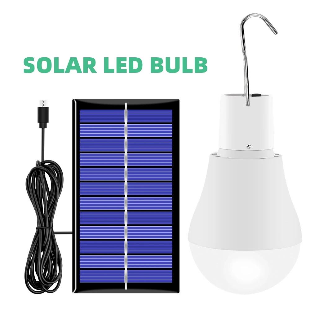 Уличная портативная Светодиодная лампа на солнечной батарее светильник