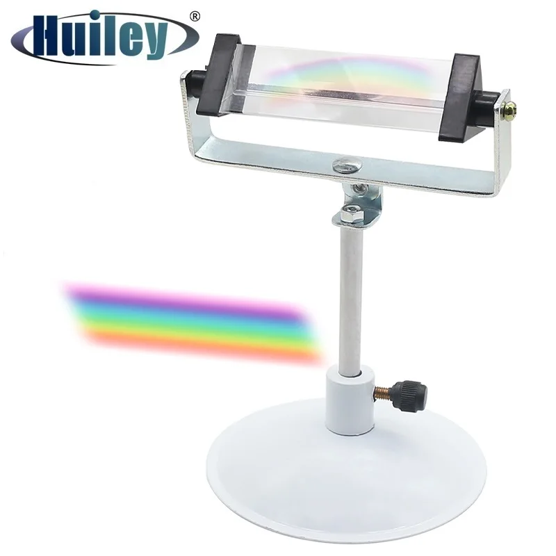 

Triangular Prism With Metal Support Optical Glass Physics Spectrum Teaching Experimental Equipment Student Gifts