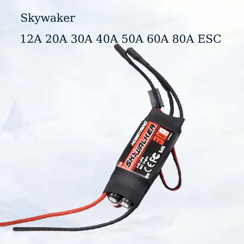 

4pcs Hobbywing Skywalker 80A 60A 50A 40A 30A 20A 12A ESC Speed Controler ,For RC Airplanes Helicopter Quadcopter