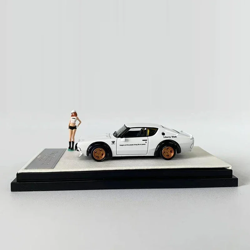 Time Micro 1:64 LBWK KPGC110 Коллекционная модель автомобиля из сплава белая