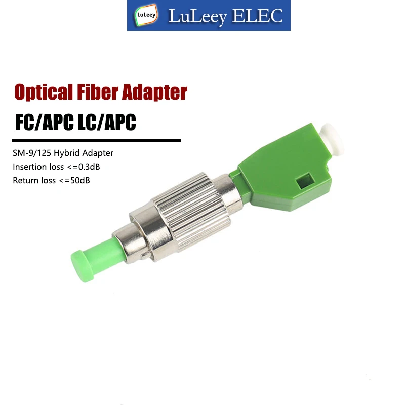 

FC APC LC APC Optical Fiber Adapter Flange Adapter Single Mode FC Male LC Female