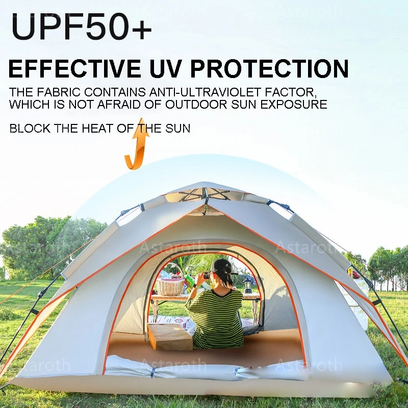 

Палатка Складная автоматическая для кемпинга, навес складной с защитой от солнца, дождя и легкого хранения, для барбекю и походов