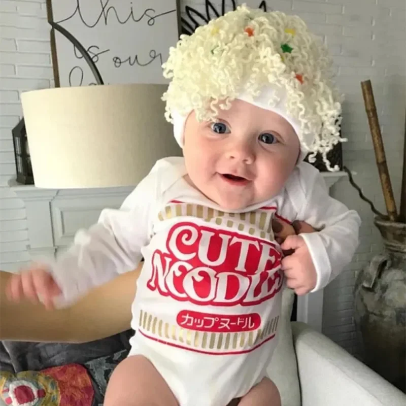 

Children Hat 2022 New Fashionable Kids Noodle Hat Baby Cute Lovely Funny Baby Girl New Born Photography Props Cap Winter Kids