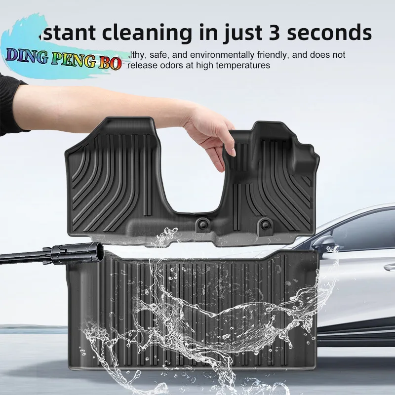 Фото Коврики для пола автомобиля (TPE) и коврик в багажник для Nissan Serena C27 E-POWER 2016-2022 с правым рулем - специализированные автомобильные аксессуары №2