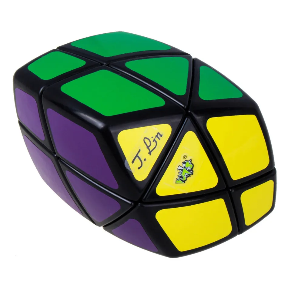 

LanLan John Lin Curvy Magic Cube Black/White Cube Puzzle Gift Idea for ChildrenCubo Magico Educational Toys For Children