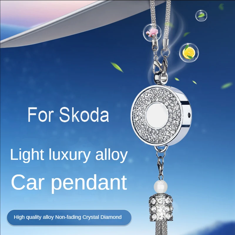 

Car With Diamond Interior Perfume Pendant Accessories Suitable For Skoda Octavia FABIA KAMIQ KAROQ KODIAQ RAPID SCALA SUPERB