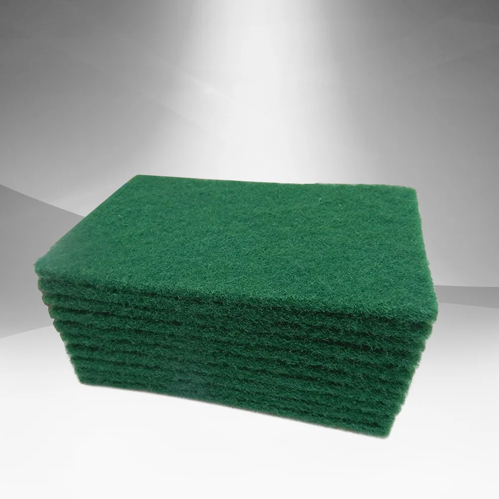 

Pads Scouring Pad Dish Green Scrub Sponge Scrubber Cleaning Kitchen Washing Reusable Dishes Dishwashing Scrubbing Cleaner