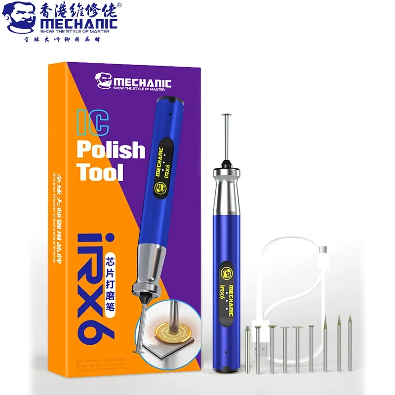 Ручка для полировки микросхем MECHANIC IRX6 электрическая ручка резьбы шлифовальный