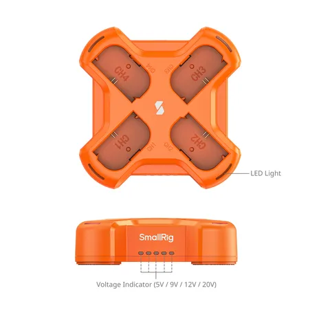 SmallRig LP-E6NH 4-канальное зарядное устройство для камер Canon