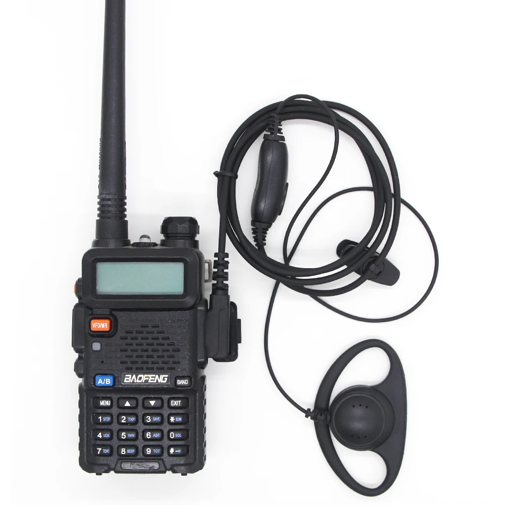 Gtwoilt D Shape Earphone for Kenwood Soft Rubber Earpiece Headset for Motorola Radio With one pin & 3.5mm Mono Plug