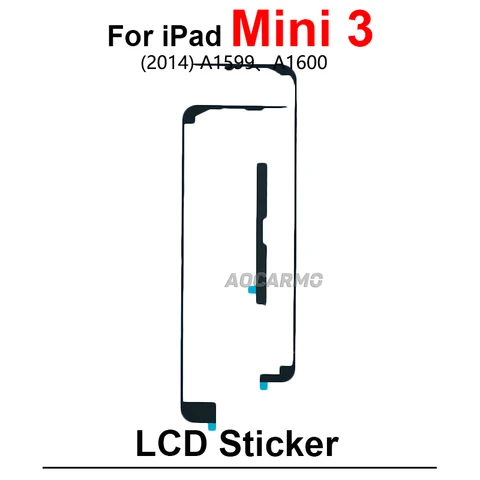 Для iPad Mini Series 2, 3, 4, 5, mini3, mini4, передняя клейкая лента для ЖК-дисплея, сменная клейкая лента A1490 A1600 A1550 A2125