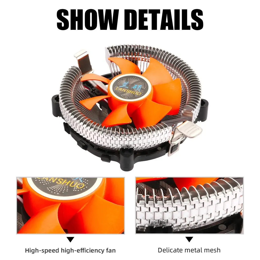 Кулер для ПК LGA775 1155 AMD AM2 AM3 754 Athlon 12 В DC |