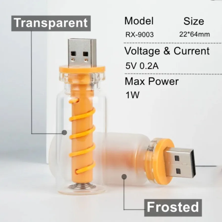 USB LED-лампа с матовым прозрачным стеклом, 5В, ночник, диммируемая, сенсорное управление, для автомобиля, дома, комнаты, ноутбука, ПК, праздничного декора (art.: 3920dba98c642) - 3920dba98c642