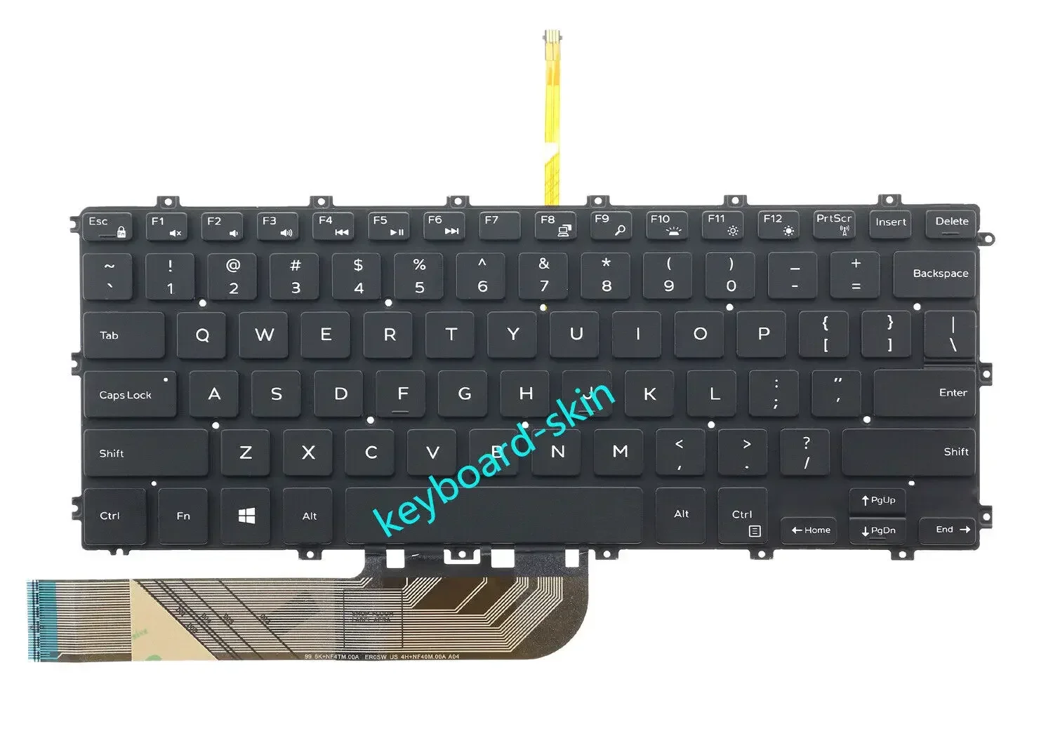 Новая американская клавиатура без рамки с подсветкой для Dell Inspiron 14-5000 2 в 1 серии 5481 5482 5485 2n1 5491 2n1 P93G 5480 5485 5488 P92G (art.: 3920cce4e612b) - 3920cce4e612b