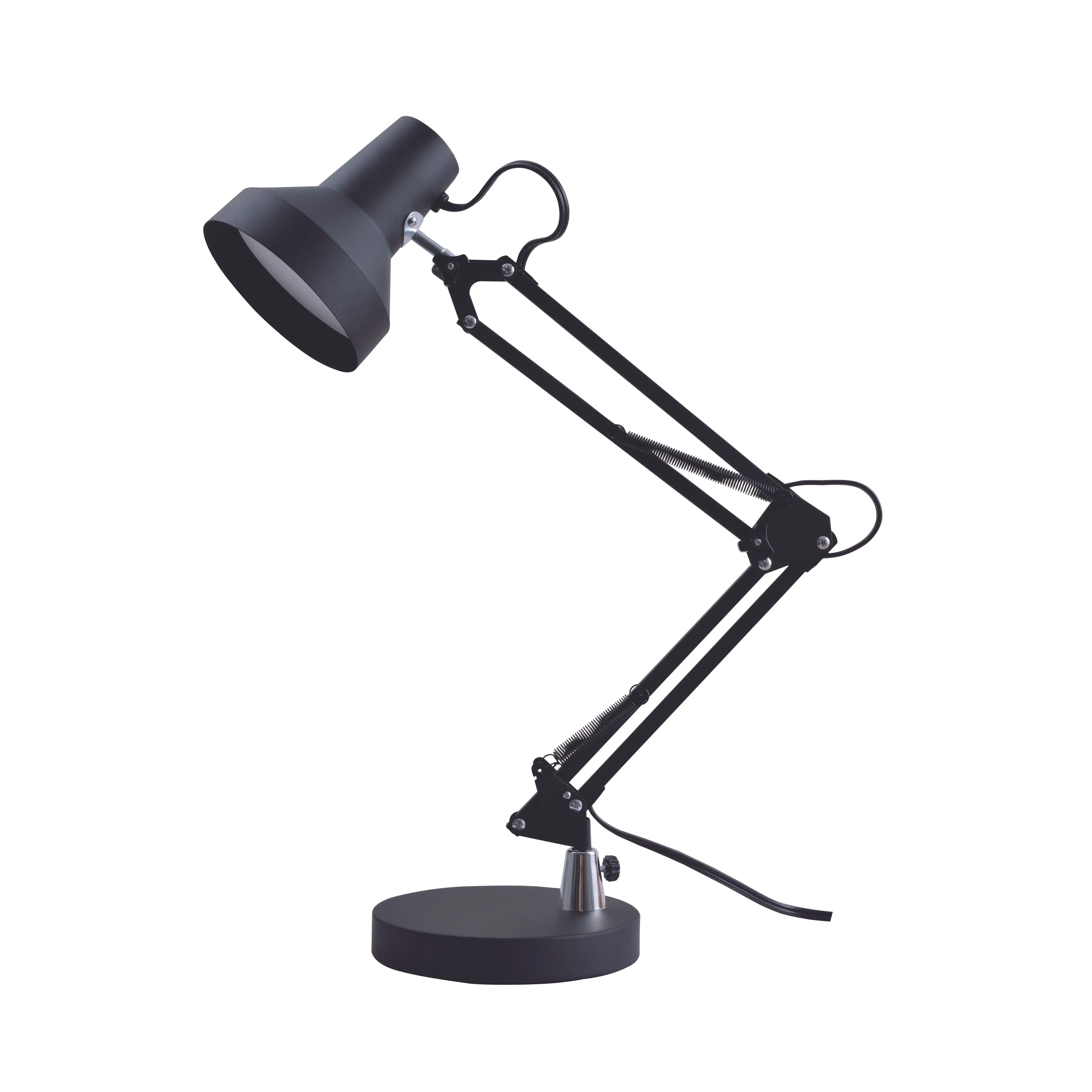 

4 Watt LED Metal Architect Desk Lamp Black Power Coating Finish